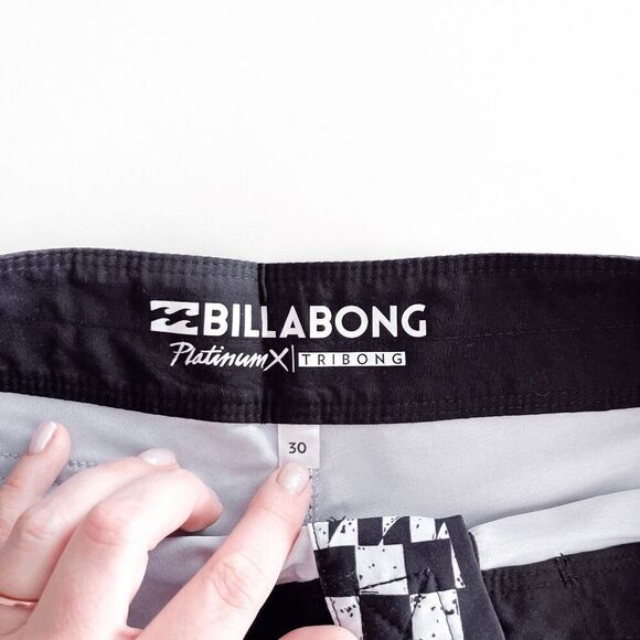 Billabong Womens Platinum X Tribong Surfing Ocean Board Shorts Black Pink Sz 30 - Picture 5 of 10